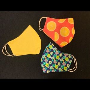 3 for $25! Breathable washable cotton face masks!